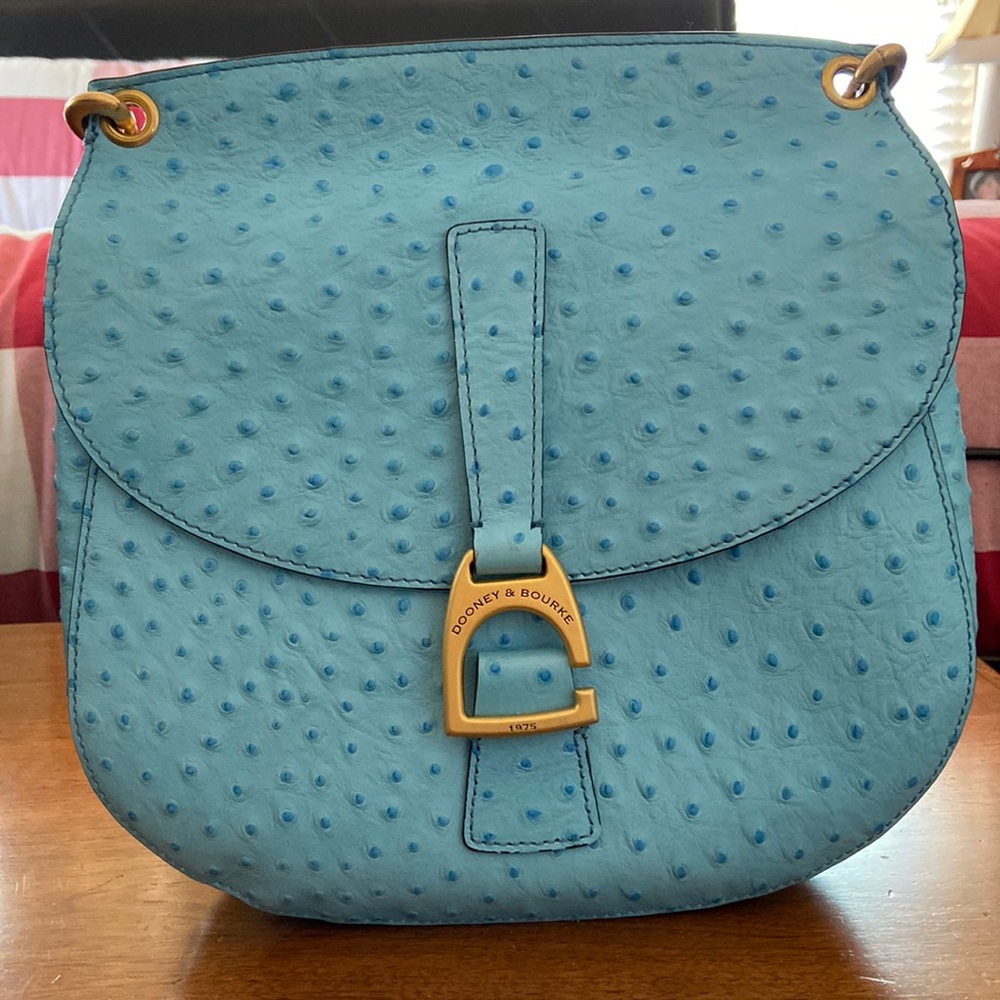 Turquoise Dooney & Bourke Shoulder Purse